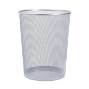 5 Star Lightweight Mesh Waste Bin Sturdy Scratch Resistant 20 Litre 305x345mm Silver 288021