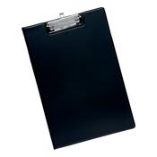 5 Star Fold-over Clipboard with Front Pocket Foolscap Black 320901 image