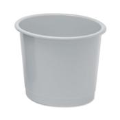 5 Star Waste Bin Polypropylene 14 Litre 304x254mm Grey 330895