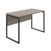 5 Star Vexo Desk with Modesty Panel 1200mm Grey Oak/Black FS646484