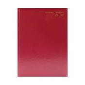 5 Star Academic Diary Day Per Page A5 Burgundy 2026-2027 KF1A5ABG26 image