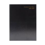 5 Star Academic Diary Day Per Page A5 Black 2026-2027 KF1A5ABK26 image