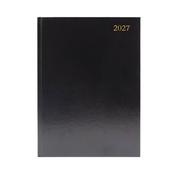 Desk Diary 2 Page Per Day A4 Black 2027 KF2A4BK27 image