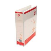 5 Star Presentation Lever Arch File A4 Polypropylene 58mm Capacity White 814360