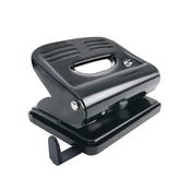 5 Star 2 Hole Punch Metal with Plastic Base Capacity 20 Sheets Black 918788