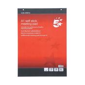 5 Star Flipchart Pad Self-adhesive 30 Sheets A1 (Pack of 2) 930512
