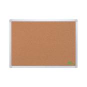 5 Star Cork Board with Wall Fixing Kit Aluminium Frame 1200x900mm 940600