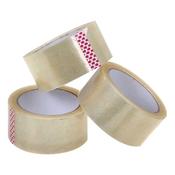 5 Star Parcel Tape Polypropylene 3in Core Clear 48mmx66m (Pack of 6) 940990