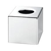 Devon Cube Tissue Box Holder Chrome (Pack of 6) 4458 image