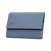 Exacompta Guildhall Document Wallet Foolscap Blue (Pack of 50) GDW1-BLU