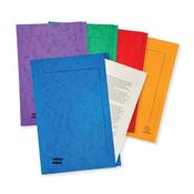 Europa Square Cut Folder 300 micron Foolscap Assorted (Pack of 50) 4820