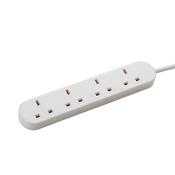 connektgear UK 4-Way Mains Power Extension Block 3m 27-4030