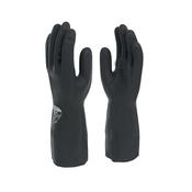 Shield 33cm Industrial Rubber Glove Black Size 10 GI/6406/10