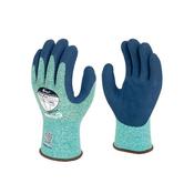 Polyco Polyflex Eco L Sandy Latex Coated Glove Green/Blue Size 8 (Pack of 10) PEL/8