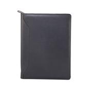 Monolith Leather Look Conference Folder with A4 Pad and Calculator Black 2914 image