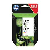 HP 302 Original Ink Cartridge 3.5/4-ml Black/Tri-color X4D37AE