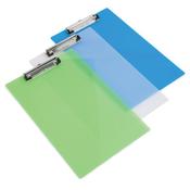 Rapesco Clipboard Frosted Transparent Assorted (10 Pack) SHP PCBAS