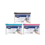 Helix 8x5 Inches PVC Pencil Case Clear (Pack of 12) X27069