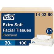 Tork Premium F1 White Extra-Soft Facial Tissues (Pack of 30) image