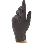 Unigloves Pearl Black Nitrile Disposable Gloves L (Pack of 100)