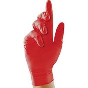 Unigloves Pearl Red Nitrile Disposable Gloves S (Pack of 100)