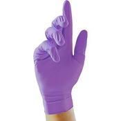 Unigloves Purple Nitrile Disposable Gloves L (Pack of 100)