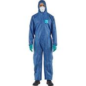 Ansell AlphaTec 1500 Plus Model 111 Blue Chemical Coverall L