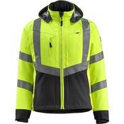 Mascot Safe Supreme Blackpool Yellow/Black Hi-Vis Softshell Jacket L