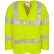 Arco Yellow Long-Sleeve Flame-Retardant Hi-Vis Vest XL