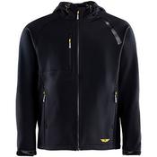 Trojan Men's Black Hooded Softshell Jacket 3XL image