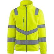 Arco Responsible Yellow Hi-Vis Fleece Jacket M