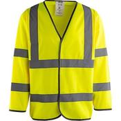 Arco Yellow Long-Sleeve Hi-Vis Vest XL