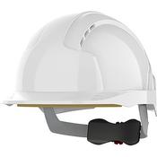 JSP EvoLite White Vented Wheel-Ratchet Safety Helmet image