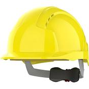 JSP EvoLite Yellow Vented Wheel-Ratchet Safety Helmet image