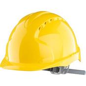 JSP Evo3 Yellow Vented Slip-Ratchet Safety Helmet image