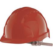JSP Evo3 Red Vented Slip-Ratchet Safety Helmet image