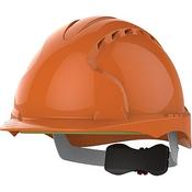 JSP Evo3 Orange Vented Wheel-Ratchet Safety Helmet image