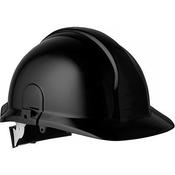 Arco Champion Plus Black Unvented Wheel-Ratchet Safety Helmet