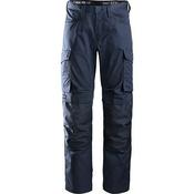 Snickers Workwear Service 6801 Men's Navy Trouser with Kneepad Pockets 33R 048