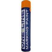 One Line Orange Line Marker Paint Spray 750ml (Pack of 12) image