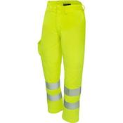 Progarm 7418 Men's Yellow Hi-Vis Arc-Trousers with Kneepad Pockets 40T