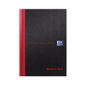 Black n' Red Casebound Hardback Single Cash Book A5 (Pack of 5) 100080414