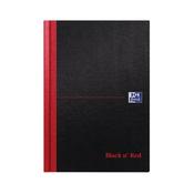 Black n' Red Casebound Hardback Notebook 192 Pages A5 (Pack of 5) 100080459 image