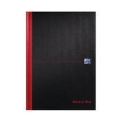 Black n' Red Casebound Ruled Hardback Notebook A4 100080473