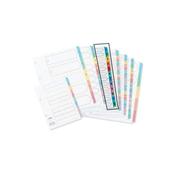 Concord Index 1-12 A4 White with Multicolour Tabs 01301/CS13