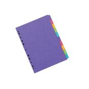 Concord Divider 10-Part A4 270gsm Bright Assorted 52699/526 image
