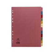 Concord Divider January-December A4 Pastel (Pack of 10) 71999/J19