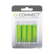 Q-Connect AA LR6 Alkaline Batteries 1.5V Pack of 4 KF00489