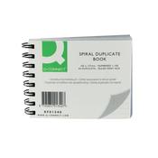 Q-Connect Feint Ruled Wirebound Duplicate Book 102x127mm KF01340