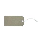 Strung Tag 120x60mm Buff (1000 Pack) KF01600